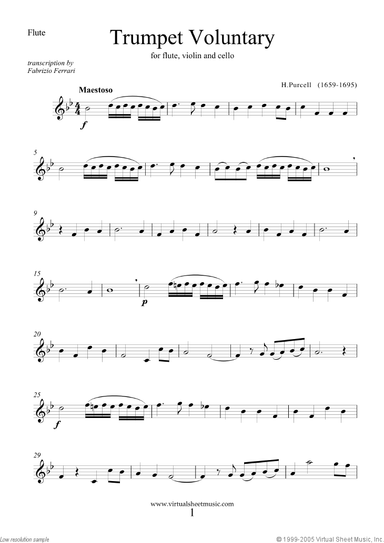 Trumpet Voluntary and Hornpipe