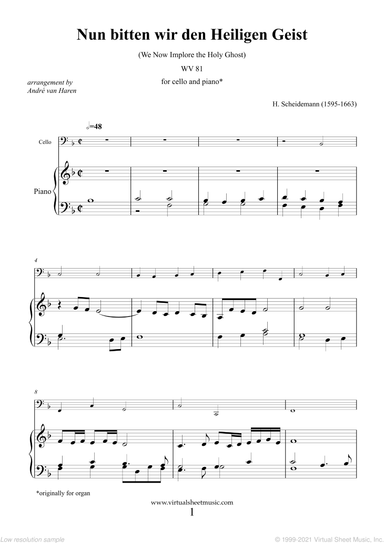 Nun bitten wir den Heiligen Geist