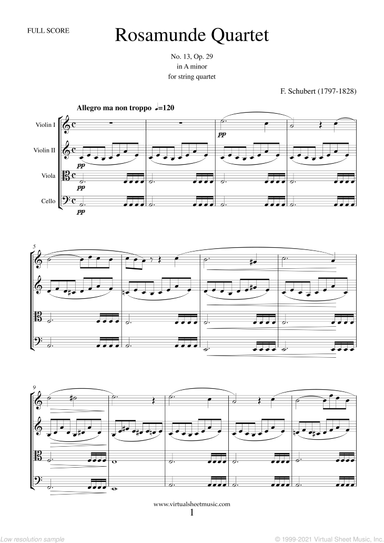 Rosamunde Quartet, 1st mov.  (COMPLETE)