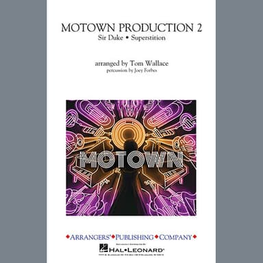 Motown Production 2 (arr. Tom Wallace) - Tenor Sax