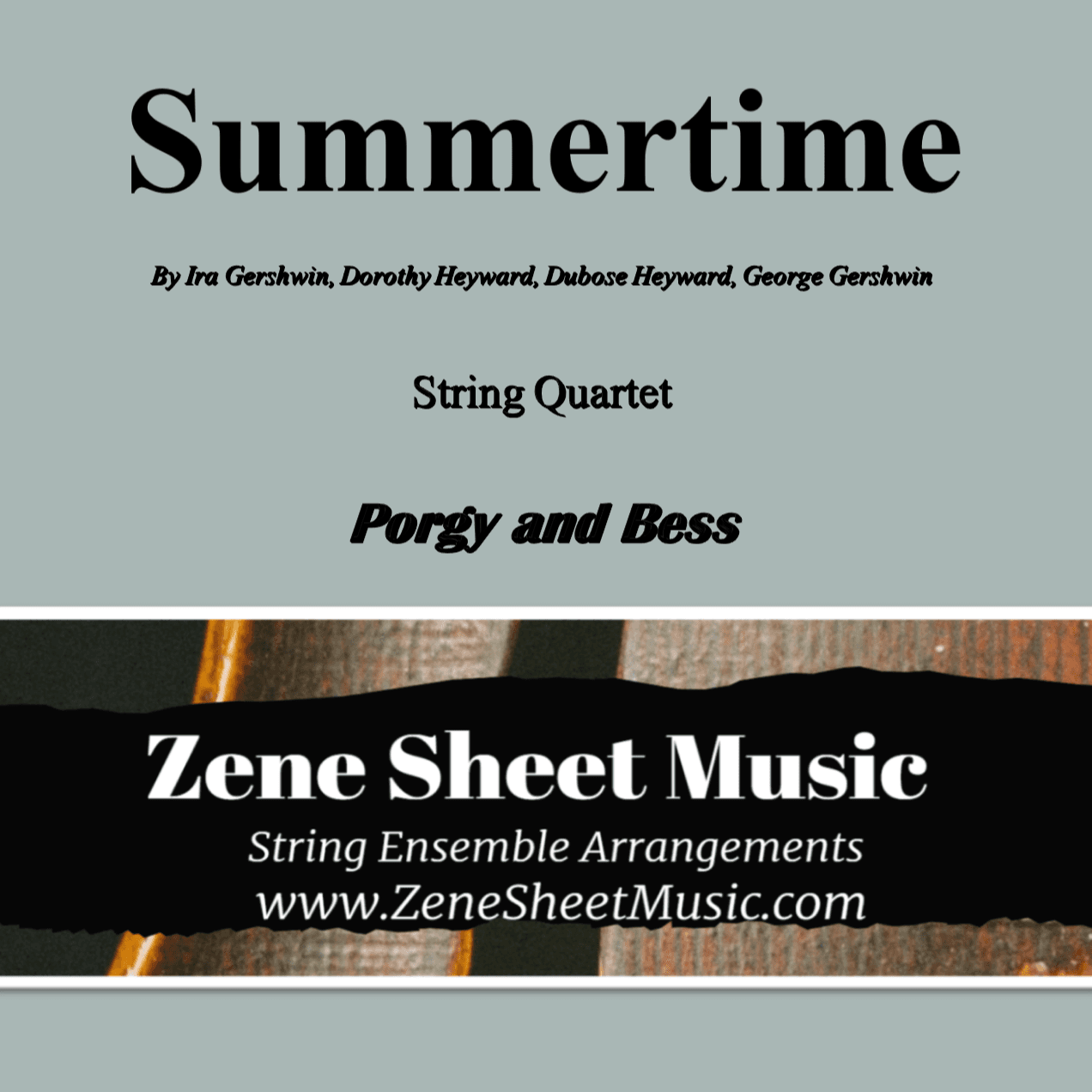 Summertime (arr. Eve C. Mailly - Zene Strings)