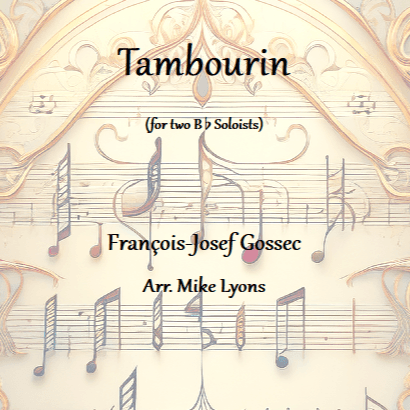 Bb Duet with Brass Band - Tambourin (arr. Mike Lyons)