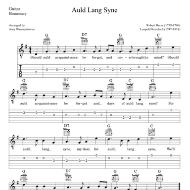 Auld Lang Syne (arr. Amy Warmenhoven)
