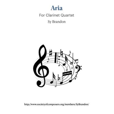 Aria for Clarinet Quartet