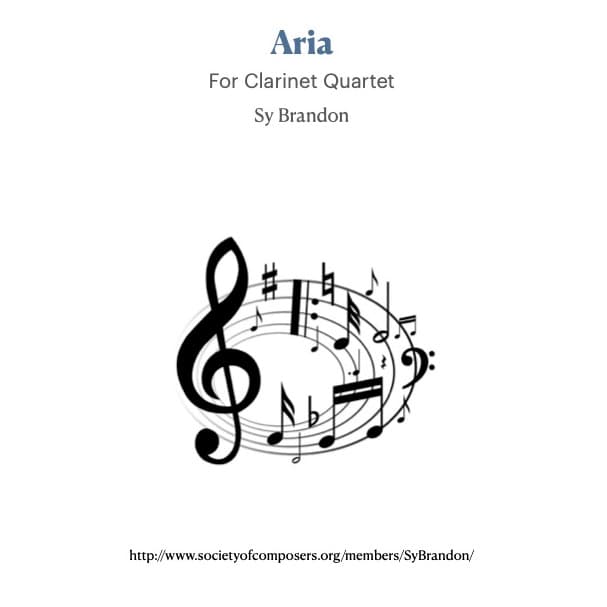 Aria for Clarinet Quartet