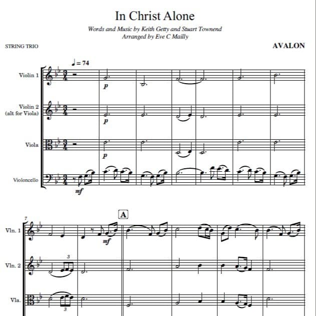 In Christ Alone (arr. Eve C. Mailly - Zene Strings)