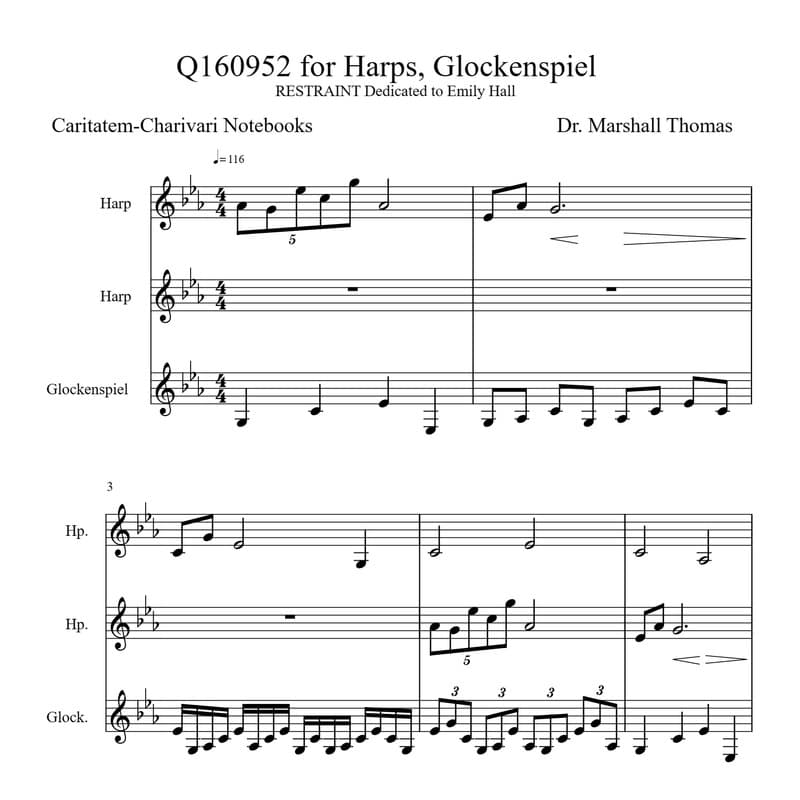 Q160952 for Harps, Glockenspiel