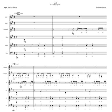 22 (arr. Joshua Simon)