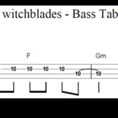 witchblades - Bass Tab