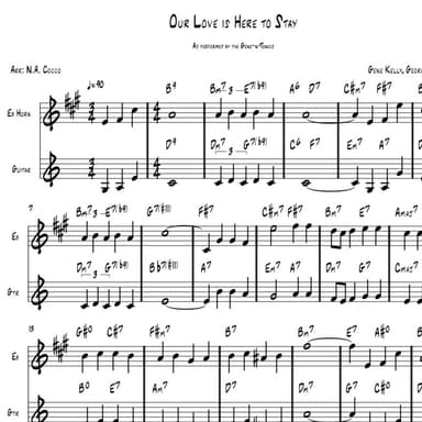 Love Is Here To Stay (arr. Nicholas Cocco)