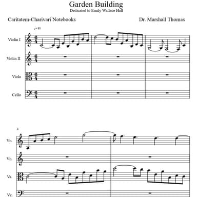 Garden Building for String Quartet