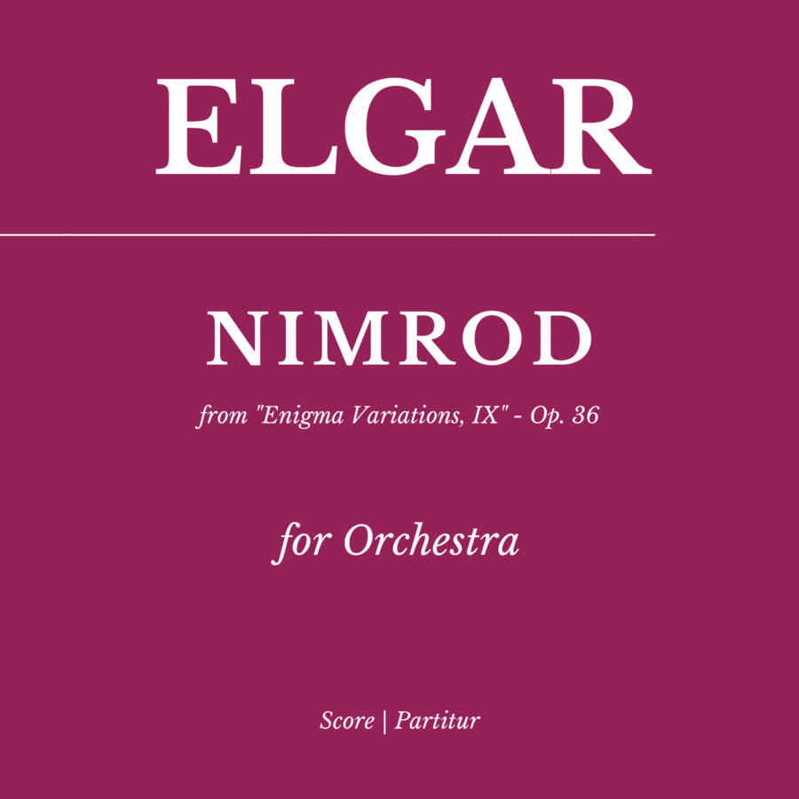 NIMROD from 'Enigma Variations', n. IX, Op. 36 (for Orchestra) (arr. Flavio Regis Cunha)