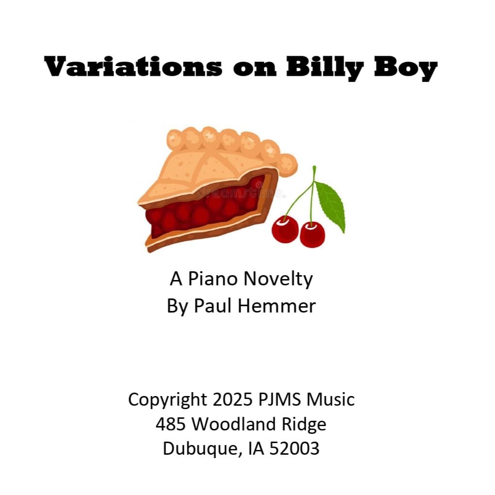 Variations on Billy Boy - solo piano (arr. Paul E Hemmer)
