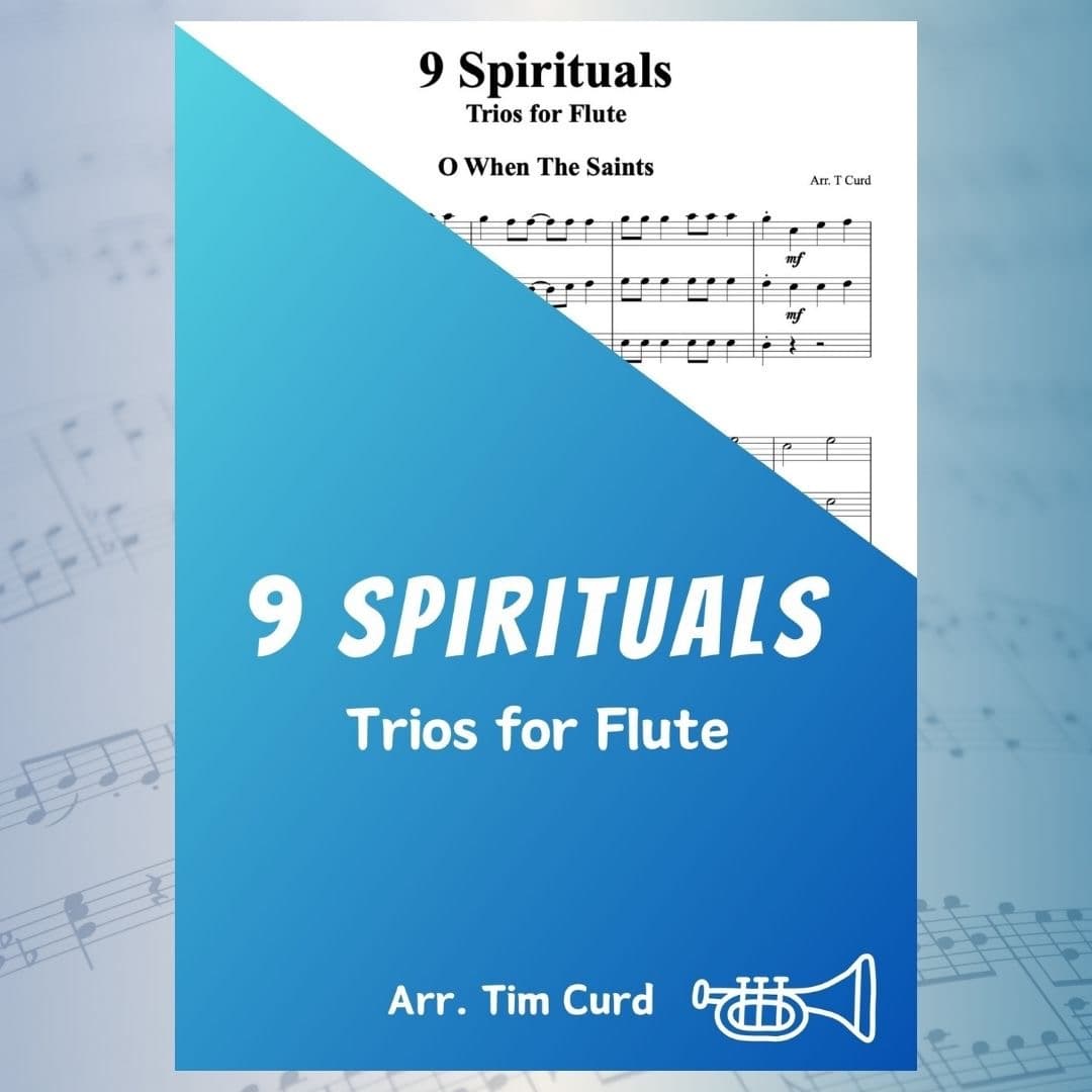 9 Spirituals, Trios For Flute (arr. Curd.)