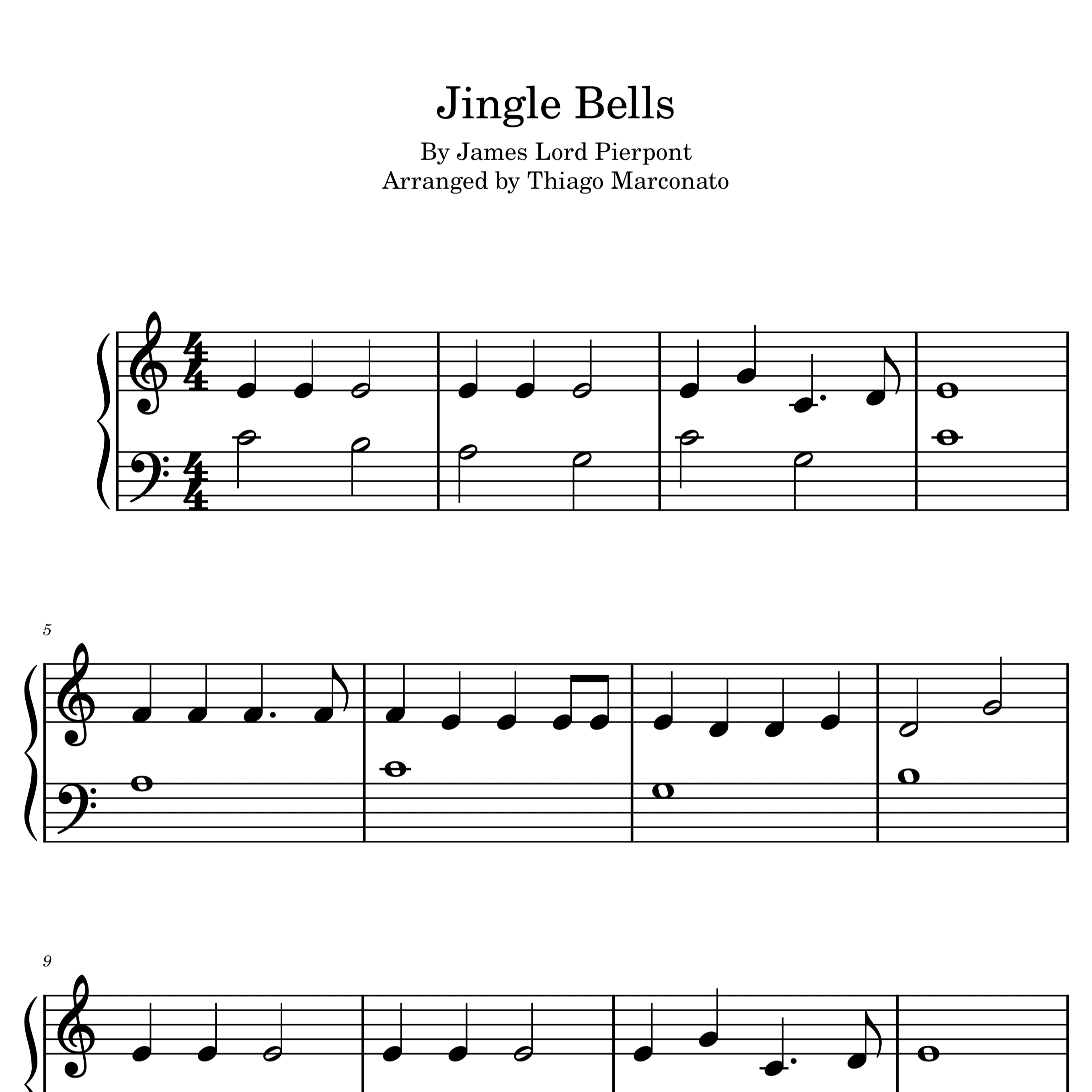 Jingle Bells (arr. Thiago Marconato)