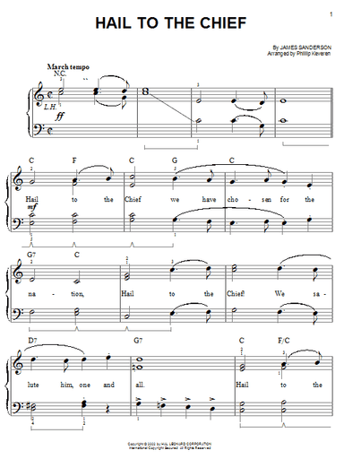 Hail To The Chief (arr. Phillip Keveren)