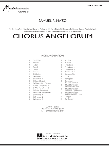 Chorus Angelorum - Full Score