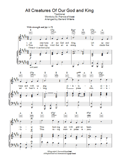 All Creatures Of Our God And King