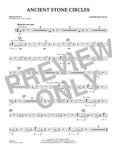 Ancient Stone Circles - Percussion 2