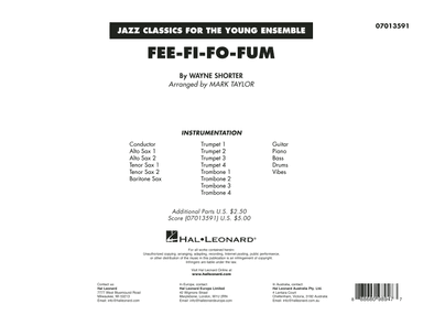 Fee-Fi-Fo-Fum (arr. Mark Taylor)