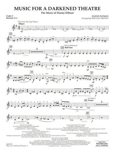 Music for a Darkened Theatre (The Music of Danny Elfman) - Pt.5 - Baritone T.C.