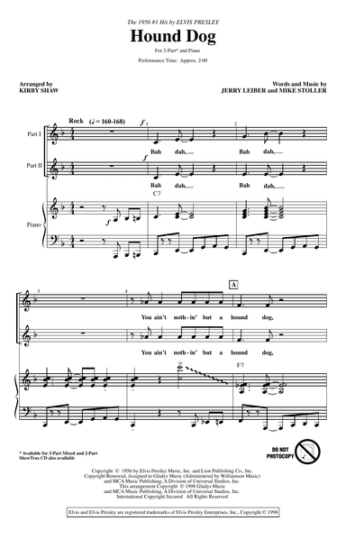 Hound Dog (arr. Kirby Shaw)