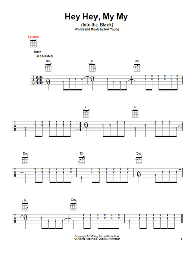 Hey Hey, My My (Into The Black)