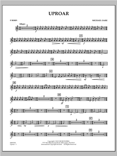 Uproar - F Horn
