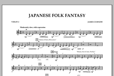 Japanese Folk Fantasy - Violin 2