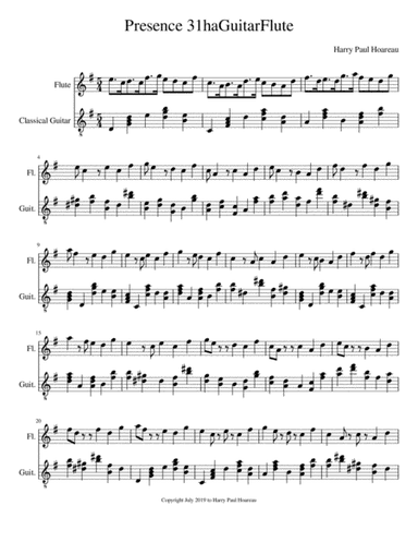 Presence 31ha Guitar and Flute