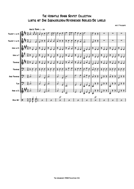 Beer Keller Waltzes (arr. Kevin P Holdgate)