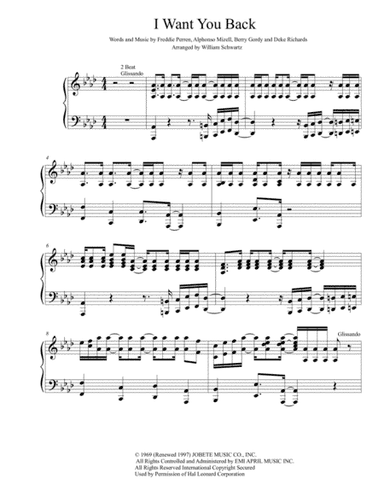 I Want You Back (arr. William Schwartz)