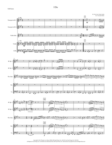 I Do (arr. Fernando Britto)