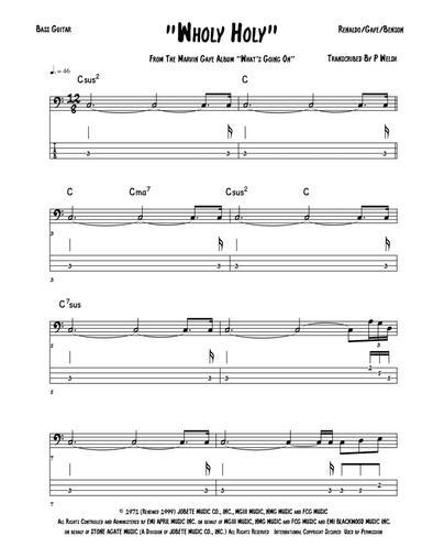 Wholy Holy (arr. Accubass)