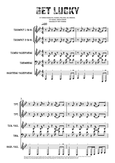 Get Lucky (arr. TOBY SIMMONS)