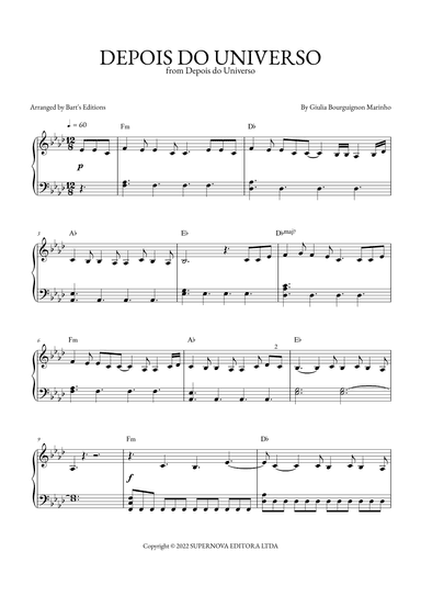 Depois Do Universo (arr. Bart's Editions)