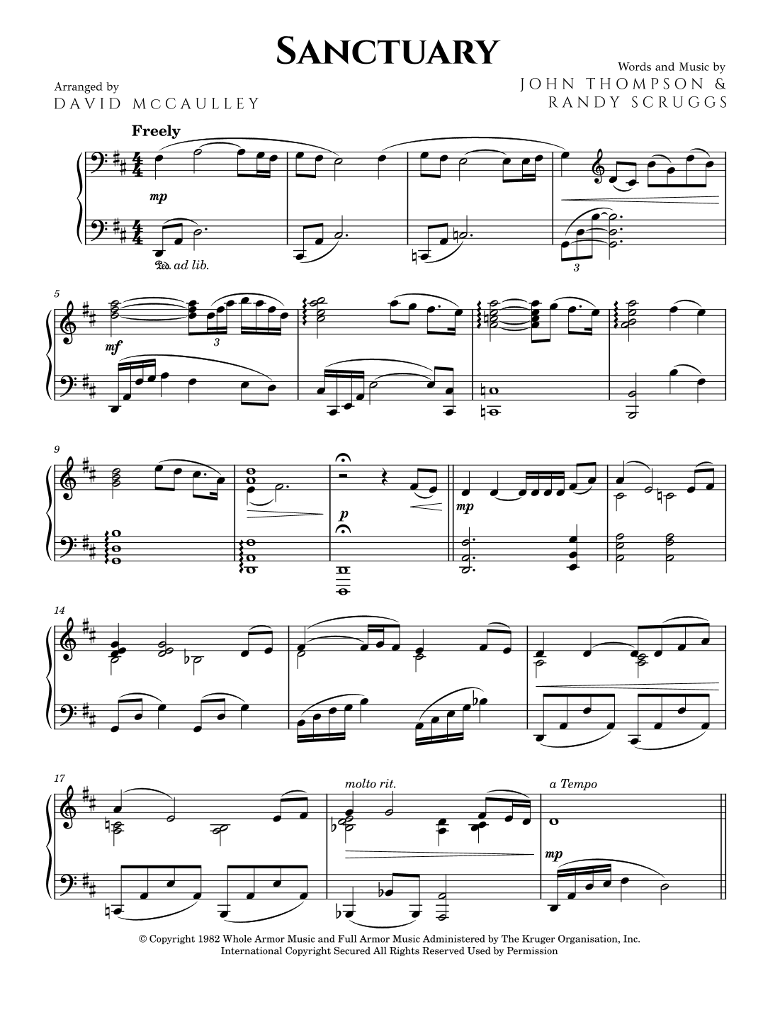 Sanctuary (arr. David McCaulley)