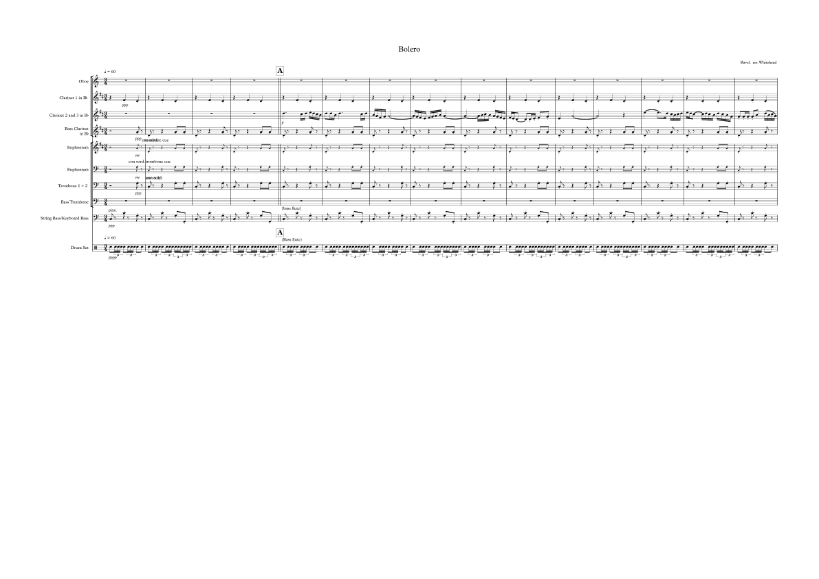 Bolero (arr. stephen whitehead)