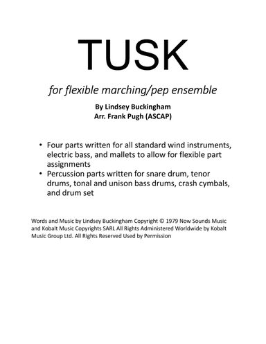 Tusk (arr. Frank Pugh)