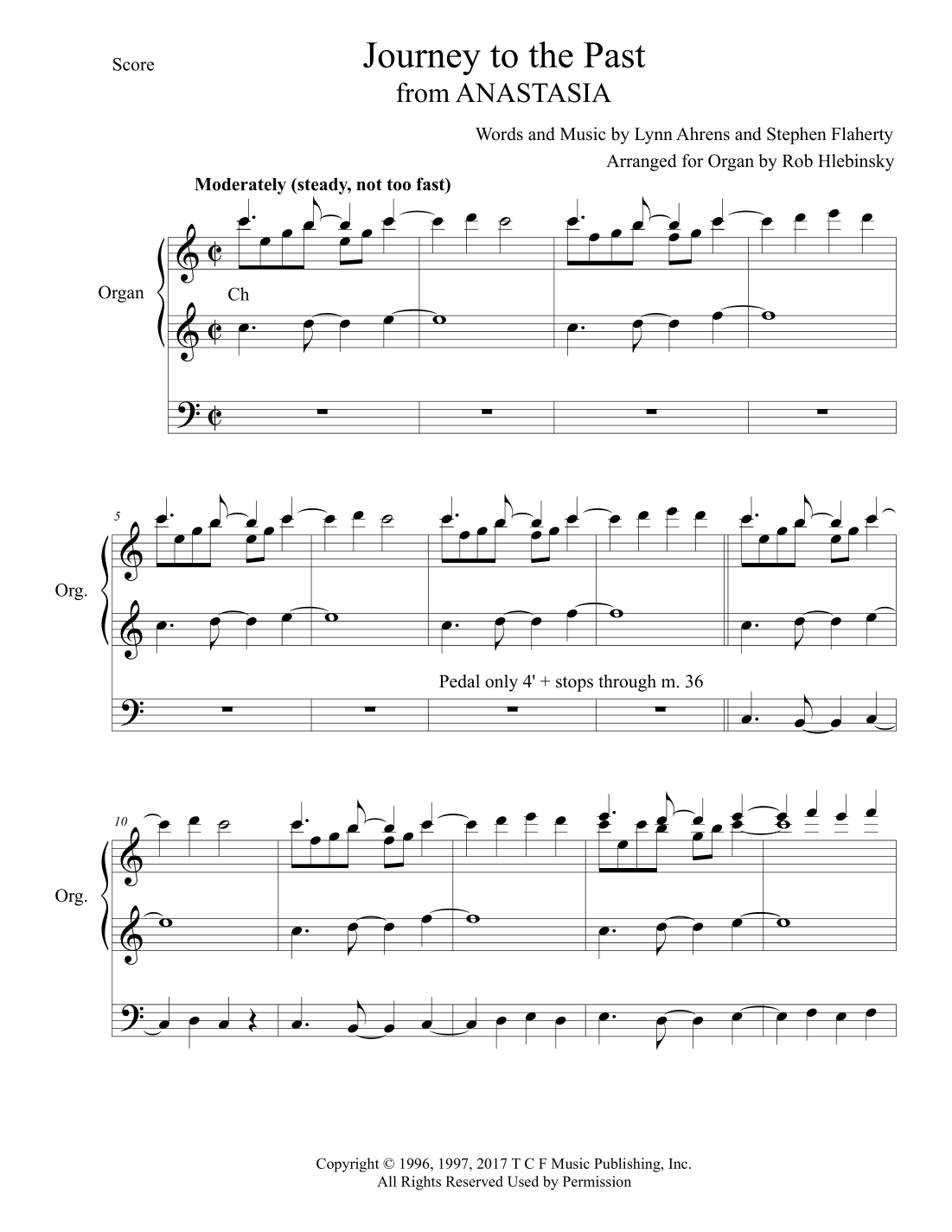 Journey To The Past (arr. Rob Hlebinsky)