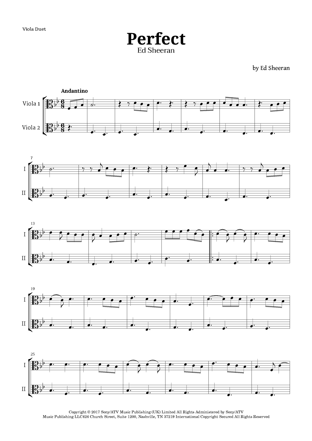 Perfect (arr. Langanho)