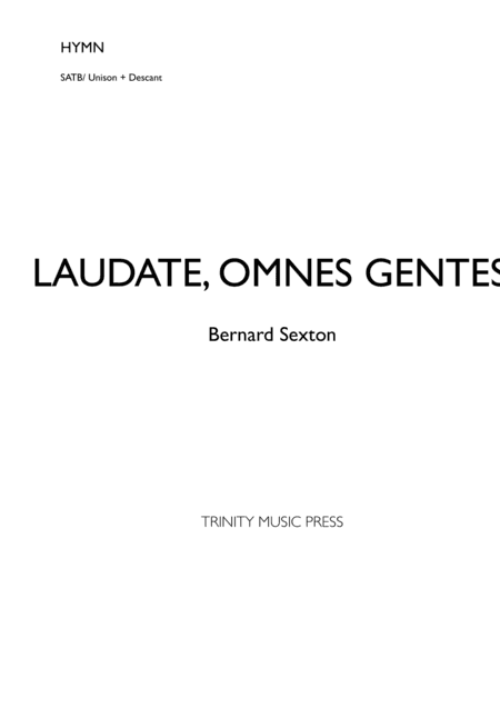 Laudate Omnes Gentes