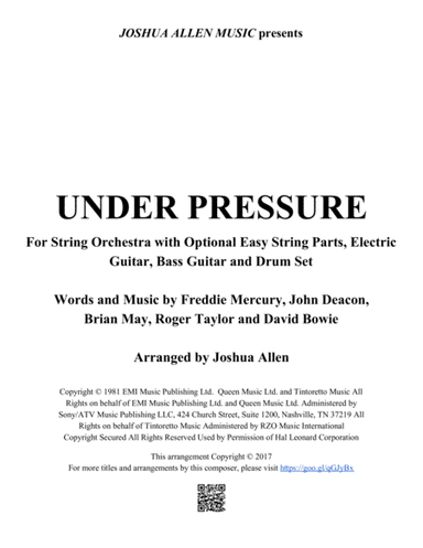 Under Pressure (arr. Joshua Allen)