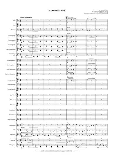 Mood Indigo (arr. John Ivor Holland)