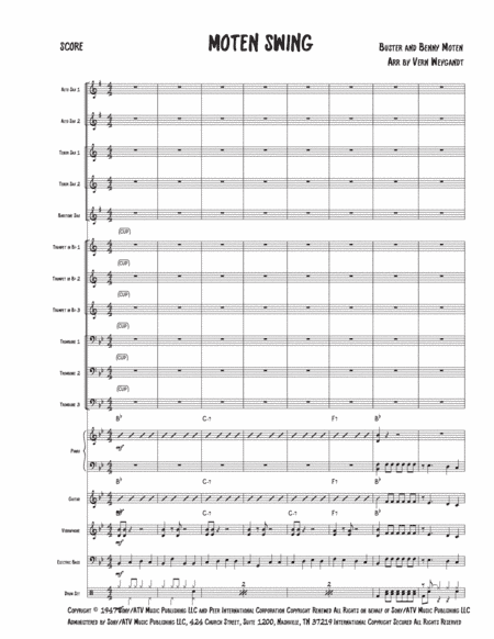 Moten Swing (arr. Vern Weygandt)