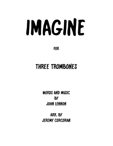 Imagine (arr. Jeremy Corcoran)