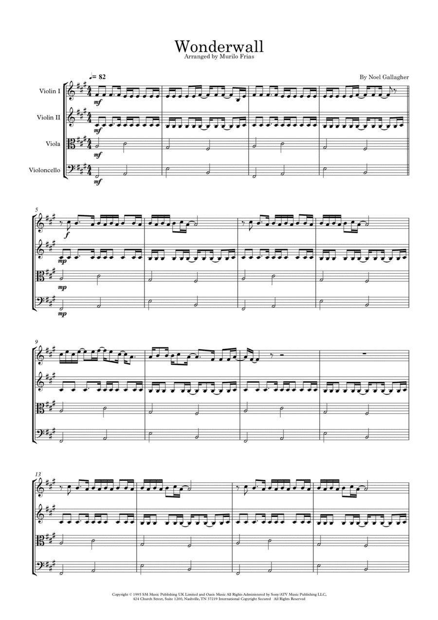 Wonderwall (arr. Murilo Frias)