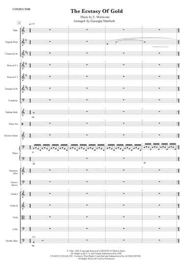 The Ecstasy Of Gold (arr. Giuseppe Manfredi)