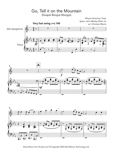 Go Tell it on the Mountain (Gospel Boogie-Woogie) (arr. Christian Morris)