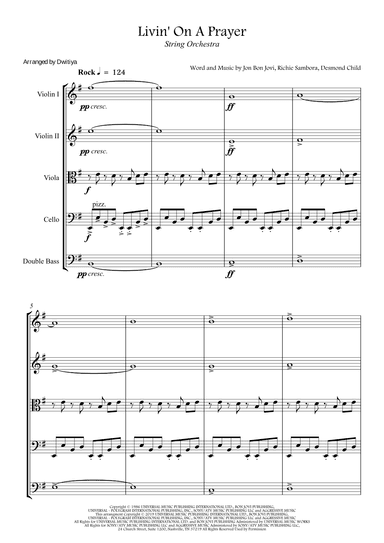 Livin' On A Prayer (arr. Dwitiya)